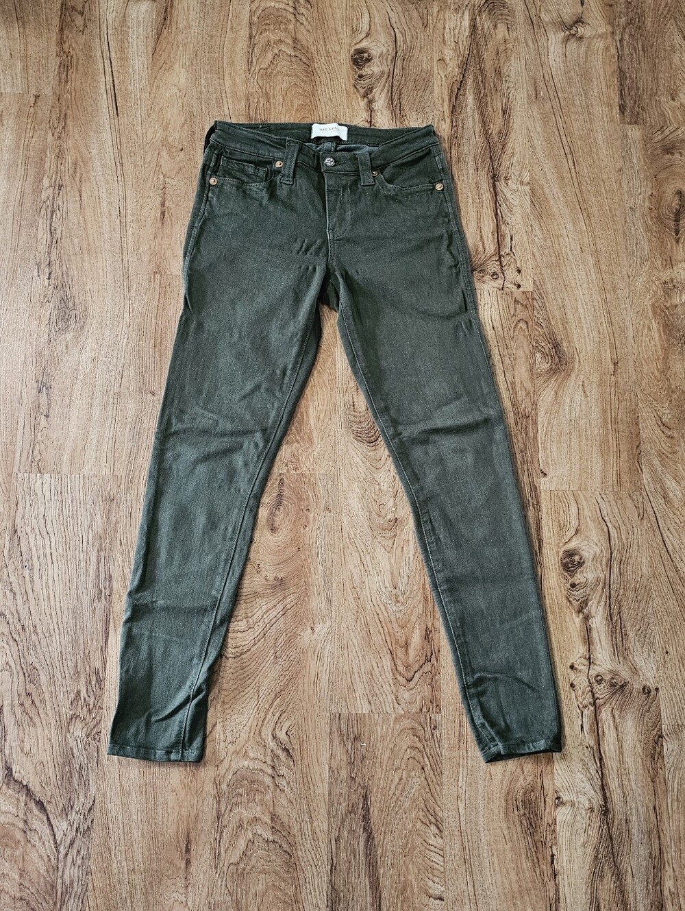 Olive Green Big Star Alex Skinny Jeans